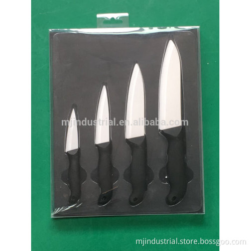 Hottest ECO-friendly ABS+TPR handle ceramic knife set